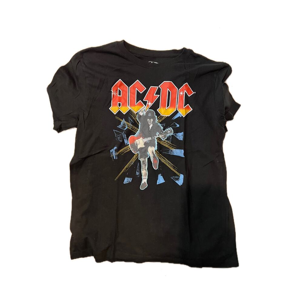 Art Class AC/DC Angus Young Black T-Shirt Womans XXL 18